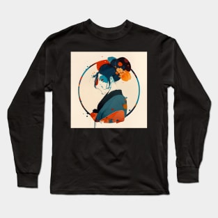 Surreal Geisha Long Sleeve T-Shirt